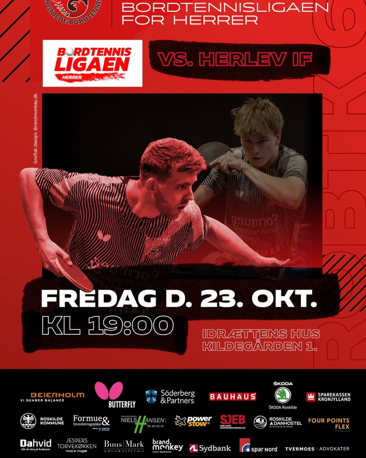 Bordtennisligaen for herrer. Mens vi venter på Champions League, er der kampe i bordtennis ligaen.…